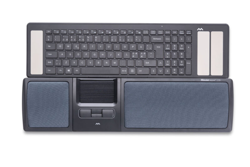 Mousetrapper Lite titanium med tastatur